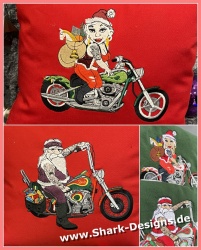 Easy-Rider-Santa with Mrs....