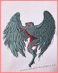 Embroidery file Mothman in...