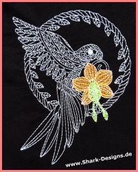 Embroidery file Zen Parrot
