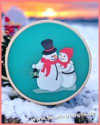 Embroidery file snowman...