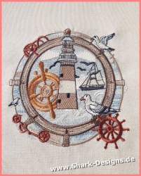 Embroidery file lighthouse...