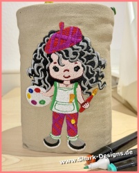 Embroidery file artist doll...