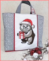 Embroidery file gift bear 6...