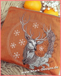 Embroidery file Frosty Deer