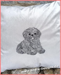 Embroidery file Shih-Tzu -...