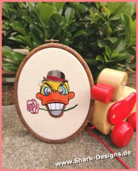 Embroidery file grinning...