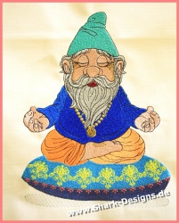 Embroidery file Zen Gnome...