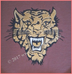 Embroidery file Tiger